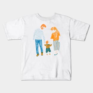 Happiness is family Kids T-Shirt